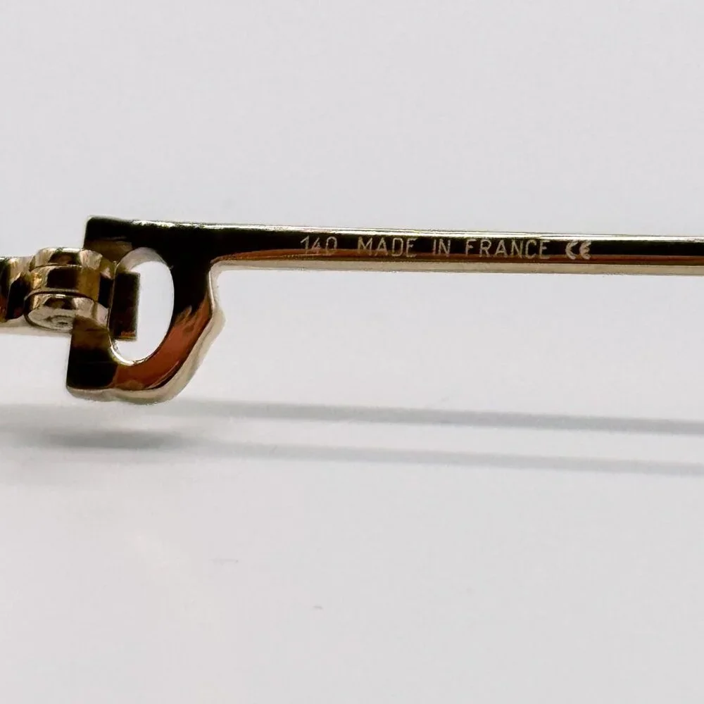 NEW CARTIER CT0157O 002 GOLD WOMEN EYEGLASSES CARTIER